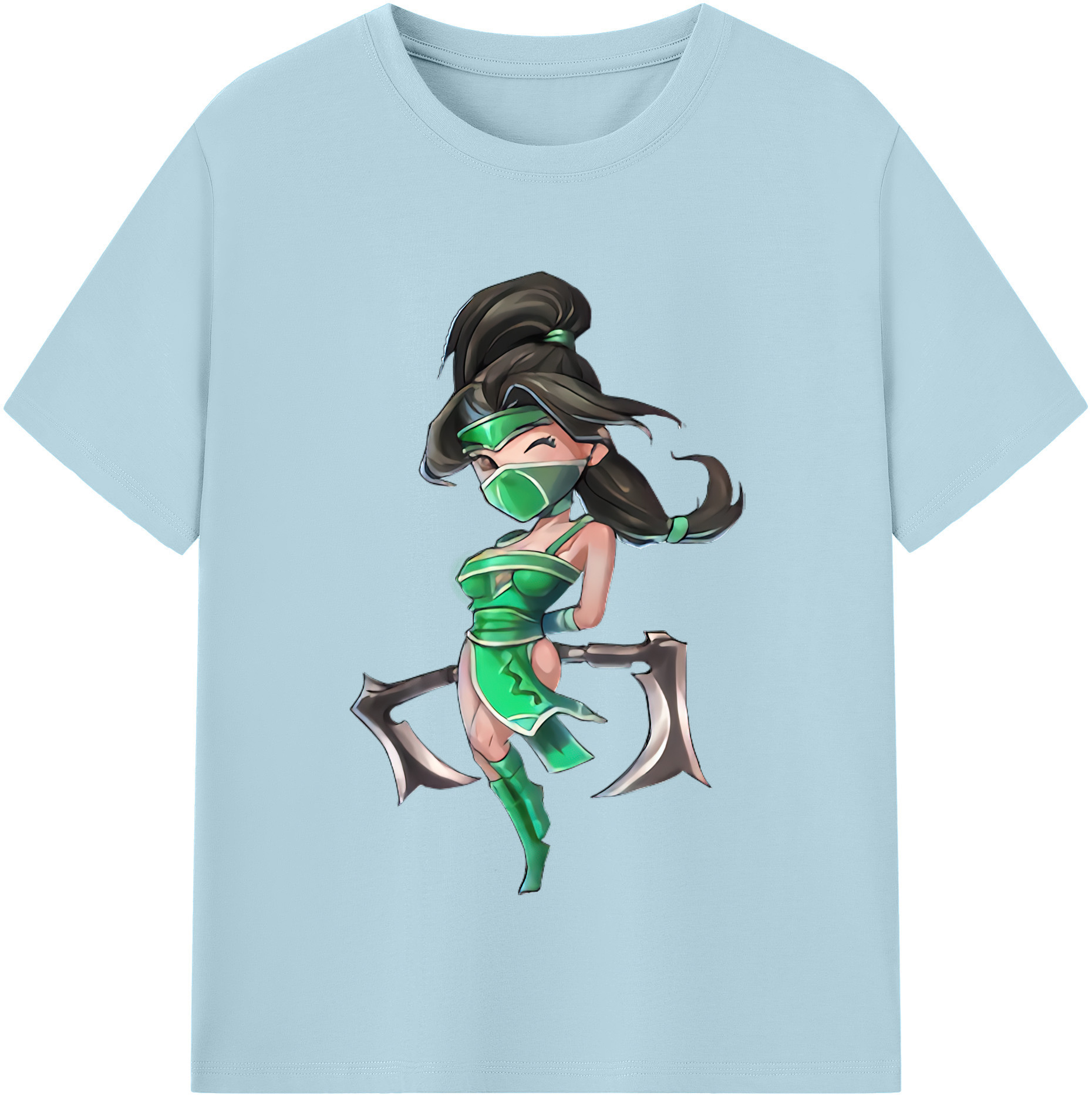リーグ・オブ・レジェンド League of Legends LOL 綿100％半袖Tシャツ（フロントプリント）